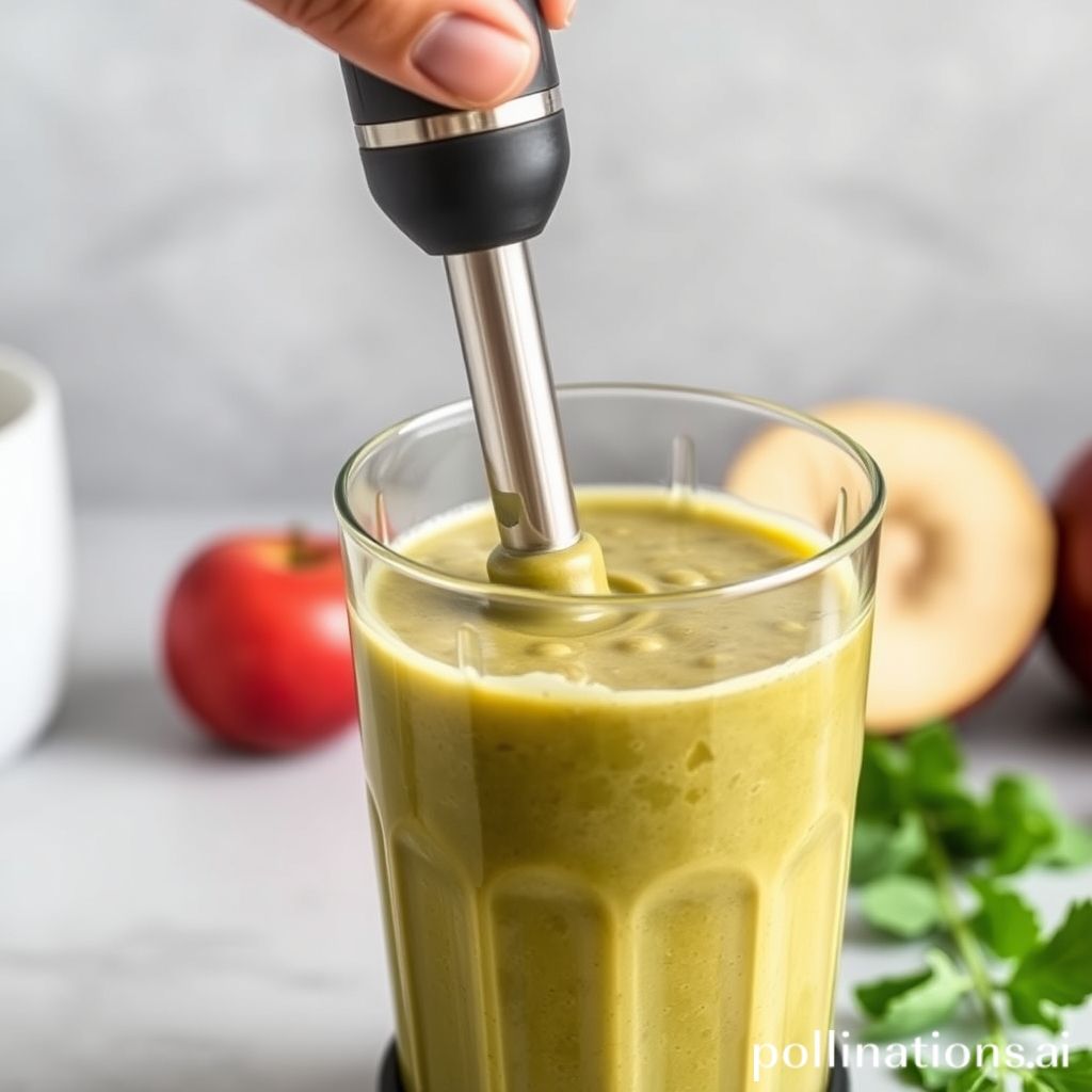 can you make a smoothie with an immersion blender